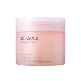 mixsoon Collagen Toner Pad - Hydrating, Firming and Smoothing Facial Pads, Gentle Daily Care for Elastic, Radiant Skin 170ml / 5.74 fl.oz. Korean Glass Skin Care