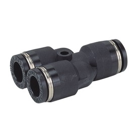Nippon PISCO One-Touch Fitting (Tube Fitting) Union Wy Compatible Tube Size: 0.4 inches (10 mm) PY10