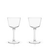 Viski Nick and Nora Glasses, Stemmed Drinkware, Premium Crystal Cocktail