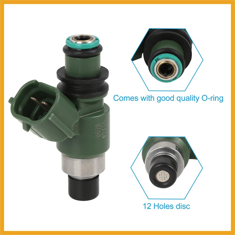 Partuto 16450-HN8-A61 Car Flow Matched Fuel Injector Nozzle for Honda