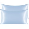 NTBAY 2 Pack Satin King Pillowcases for Hair and Skin,