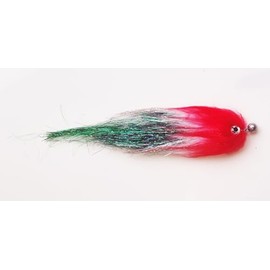 FISHIN ADDICT Jig fly barbless fishing fly lure handmade 7g cheb 25cm (RED HEAD COMET)