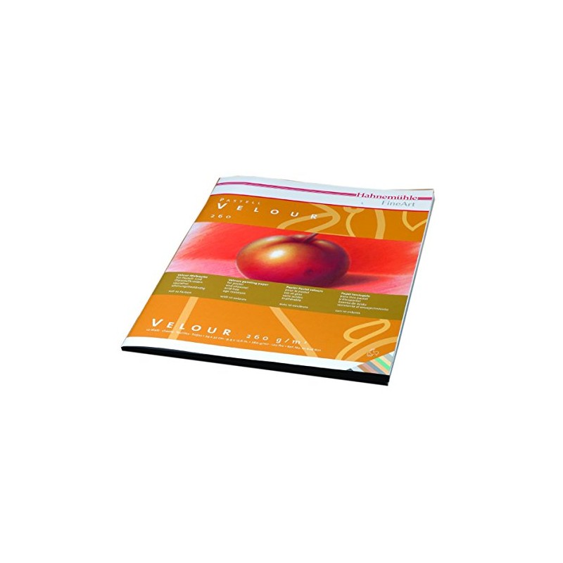 Hahnemühle Pastellpapier Velour, 36 x 48cm, 10 Farben, 260g/m², 10