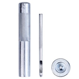 Trimming Shop Tubular Rivets Fixing Hand Tool Set, Double Cap Rivets Fixing Tool Kit for DIY Projects, Leathercraft, Repair Clothing, Handbag, Sewing, 10mm