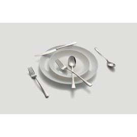 Cambridge Silversmiths Raegan Hammered Mirror 20-Piece Flatware Set