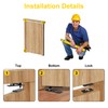 Heavy Duty Hidden Door Hinge - 600LB Load Bearing, 360°