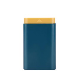 Vllcsla Pill Box Organiser Small for Pocket with Detacable Compartment 3 to 6 Times a Day Portable Pull-Out Pill Box, Daily Pill Organiser Travel Tablet Organiser, 9.5x6x5.7 cm