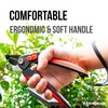 AlpineReach Secateurs Set Bypass and Anvil for Gardening, Sharp Ergonomic
