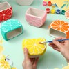 Pasimy 6 Set Ceramics to Paint DIY Ceramic Succulent Planter