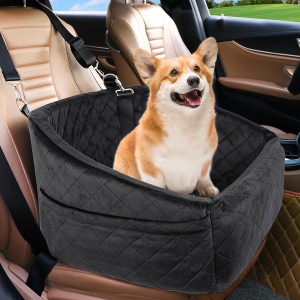 NEEZUKAR Dog Car Seat for Small Medium Dogs,Detachable Washable Dog