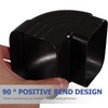 Generic Downspout Gutter Elbow: 90° Roofing Gutter Elbow Aluminum Downspout