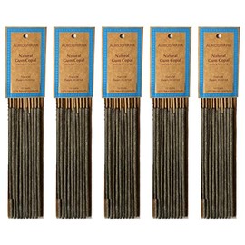 Auroshikha Natural Gum Copal - Incense Sticks (5 Pack, Total 50 Sticks)