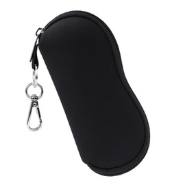 Fintie Glasses Case with Carabiner, Ultra Light Portable Neoprene Zipper Sunglasses Soft Case
