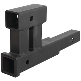 Seachoice Dual Hitch Extender, Trailer Towing, 5,000-Lb. Capacity, Black Finish