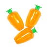 Gem Imports Easter Carrot Shaped Reusable Refillable Decorative Plastic Egg