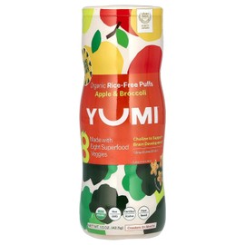 Yumi Organic Apple Broccoli Rice-Free Puffs, 1.5 OZ