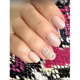 ManiCURE Nail Polish Barely There Glitter, ManiCURE  Real Nail Polish Strips