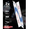 EZARC 25 Pack 9 inch 14+18 TPI Reciprocating Saw Blades