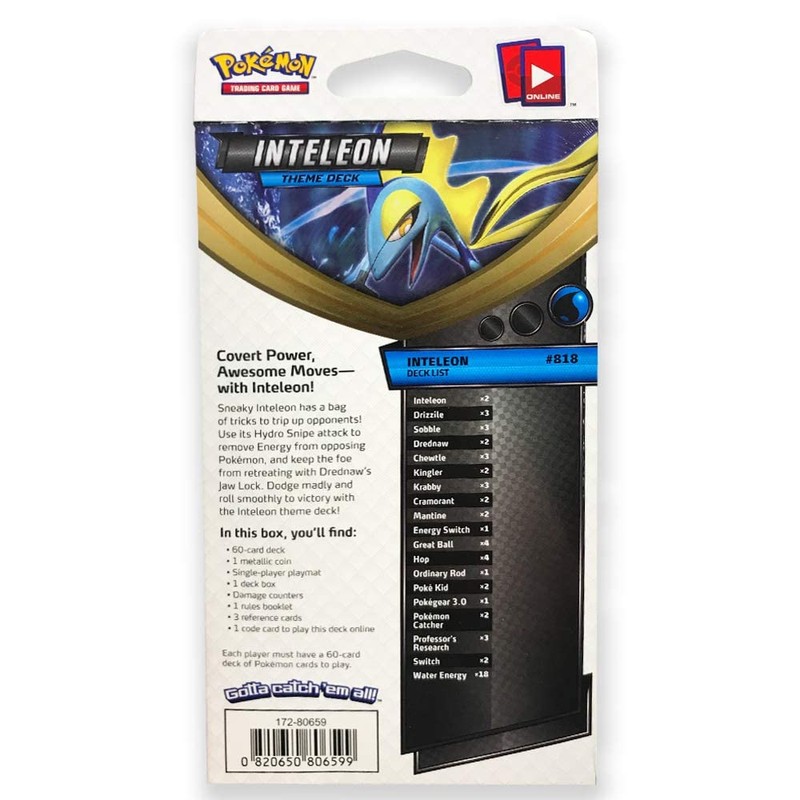 Pokemon TCG: Sword & Shield Theme Deck Featuring Inteleon