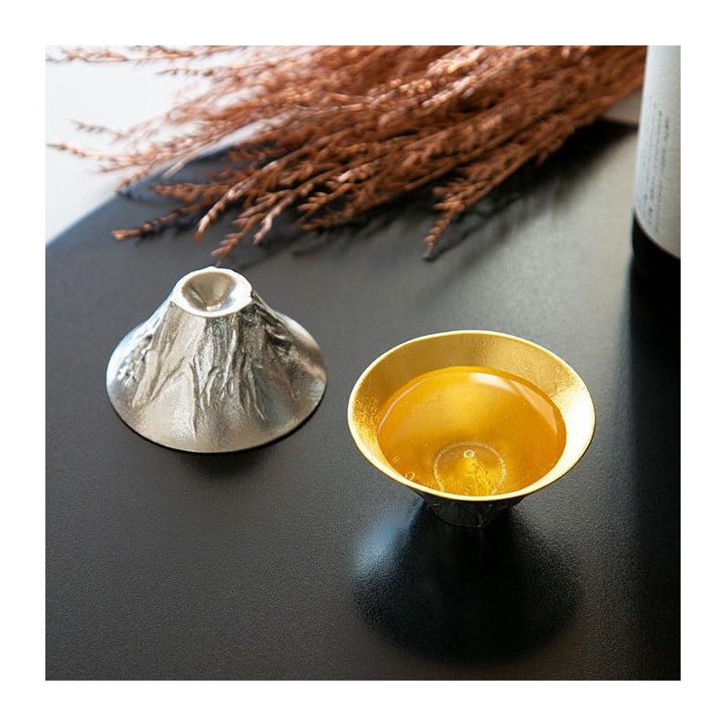 Nosaku e00115 Mt. Fujiyama Tin and Gold Foil Set