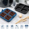 Webake Freidora de aire de silicona para hornear, molde de