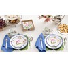 Caspari Isabelle's Garden Paper Salad & Dessert Plates - 16
