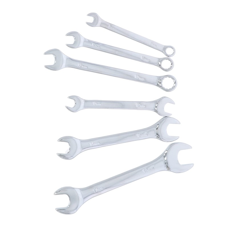 Takagi Double Combination Wrench Set, Millimeter, Set of 6