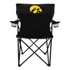 VictoryStore Outdoor Camping Chair - University of Iowa Tigerhawk Black