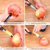 2PCS Apple Cupcake Corer, Fruit Vegetable Core Remover, Profession Healthy