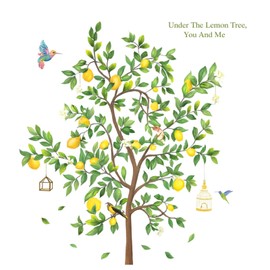 sonea ウォールステッカー 植物 木 レモン おしゃれ ウォールアート 壁 シール 剥がせる 壁飾り インテリア お洒落