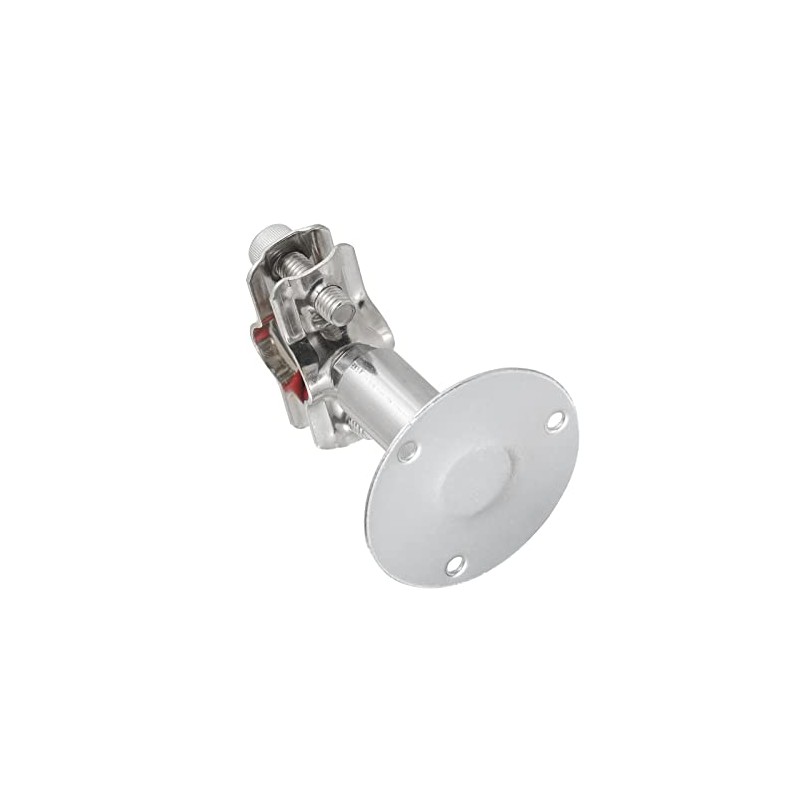 USAMILY 2pcs Adjustable Stainless Steel Pipe Bracket Clamp, Wall Mount