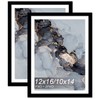 Fxojyvo Black 12 x 16 Frame Set of 2, Display
