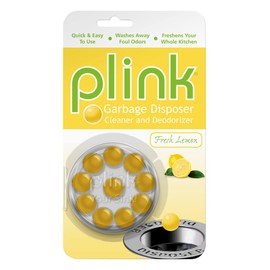 Plink Garbage Disposal Cleaner & Deodorizer, Fresh Lemon 0.08 oz(Pack of 2)