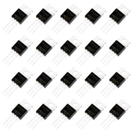 Fumanduo IRFZ44N N Channel Rectifier Mosfet Transistor Power Transistor Assortment N Channel 3-Pin Transistor Audio Transistor Darlington Transistor Power Mosfet 49A 55V for Industry Pack of 20
