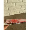 Japan Rising Flag Mirror Acrylic laser cut license plate JDM