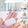 BESPORTBLE Mini Travel Toiletry 3 Pcs Paper Soap Sheets Soap
