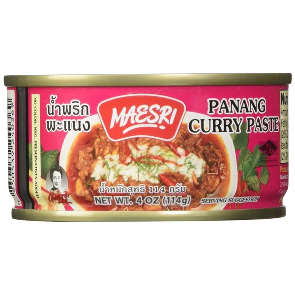 Maesri Thai panang curry - 4 oz x 2 cans, Set of 2