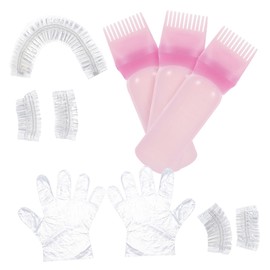 IWOWHERO Caviar Protein Hair Dye Kit Hair Dye Coloring Kit Oil Bottle Applicator Temporary for Home Salon