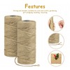 Stiverse 200M/656 feet Twine String, 2 Roll Jute String, Twine