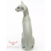 handmade Porcelain Figurine of Oriental Shorthair Cat Kitty Kitten