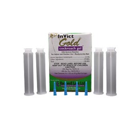 Rockwell Labs - InVict Gold Cockroach Gel 4 Tips, 4 plungers, 4 reservoirs