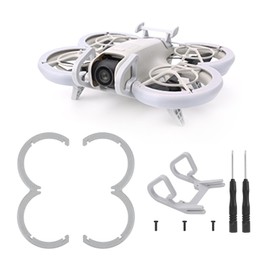 2 in 1 Anti-Collision Protection Guard Set for DJI Neo Accessories，Propeller Guard Protector + Gimbal Bumper Guard for DJI Neo Drone Accessories（Gray）