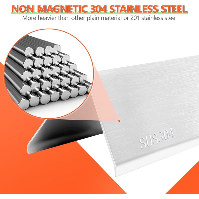 QuliMetal SUS304 7635 Flavorizer Bars for Weber Spirit E210, E220,