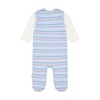 Steiff Baby Boys' Long-Sleeved Romper + T-Shirt Set, Brunnera blue