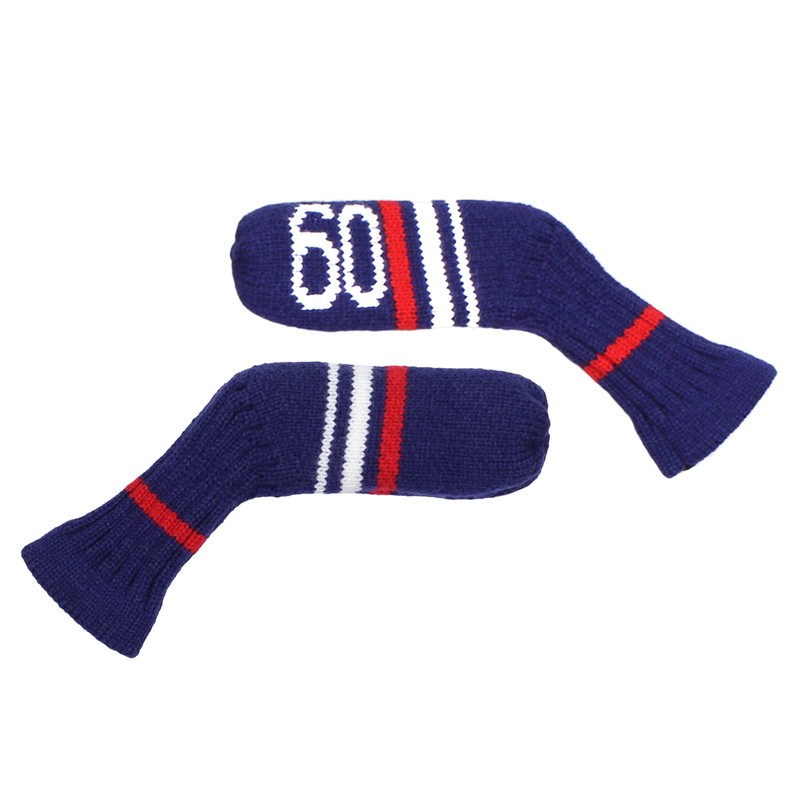 7 PCS Knit Wedge Golf Iron Headcovers Golf Club Protector