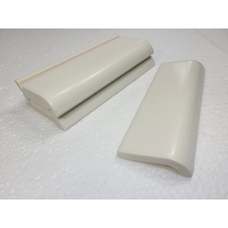 Daltile Light Bone Biscuit Ceramic Tile Mud Cap Backsplash Subway