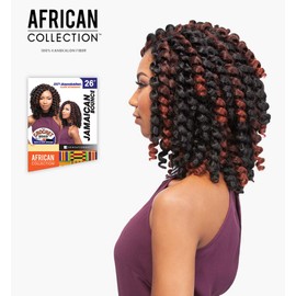 6 Packs Deal!!! JAMAICAN BOUNCE 26" - Sensationnel African Collection Crochet Braid (6-PACK, 30)