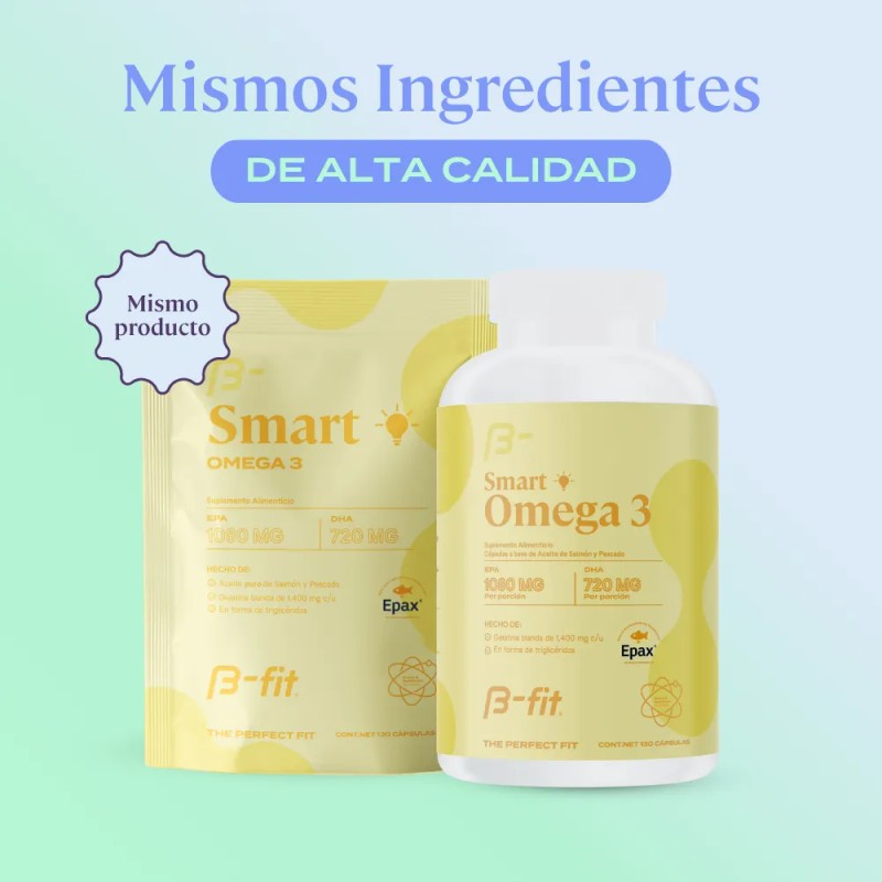 B-fit Omega 3 130 Caps 1080mg Epa Y 720mg Dha