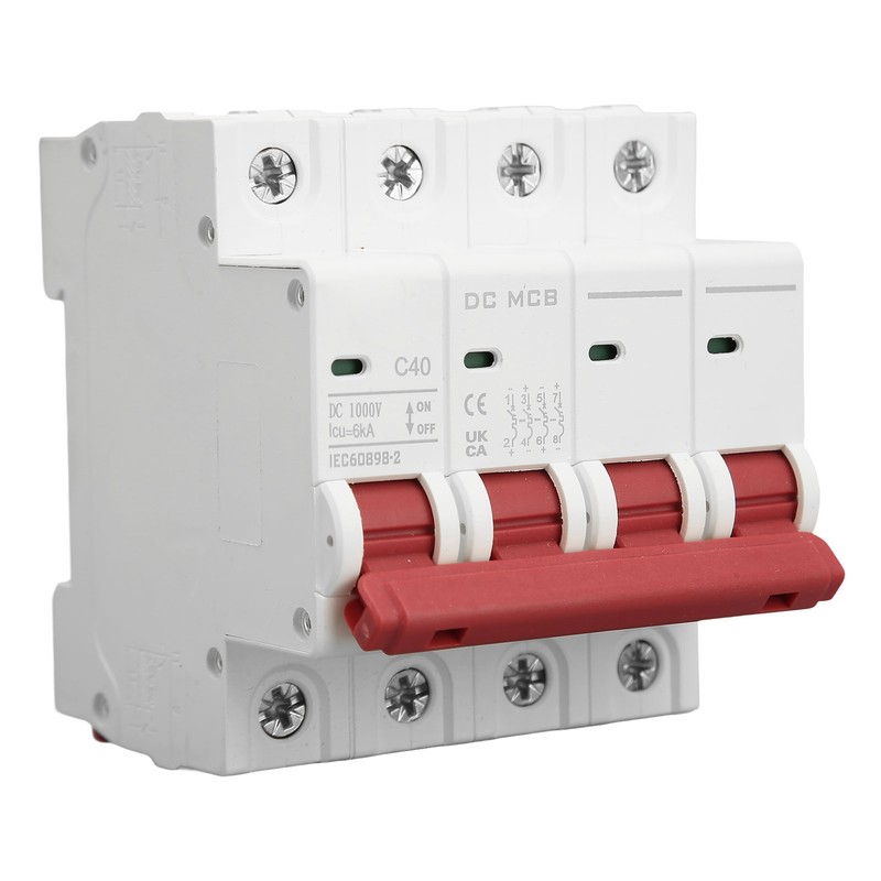 4P DC Circuit Breaker Arc Extinguishing Fast Decoupling Miniature Circuit