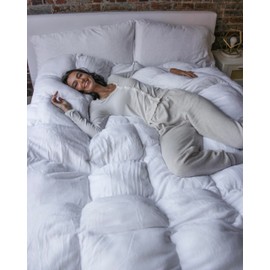 Byourbed Boi He Thick® - Coma Inducer® Twin XL Comforter Set - White